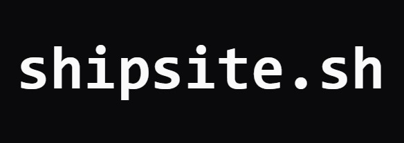 shipsite.sh