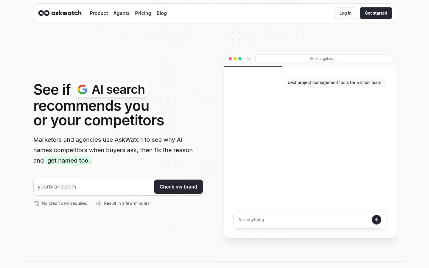 AskWatch screenshot 1
