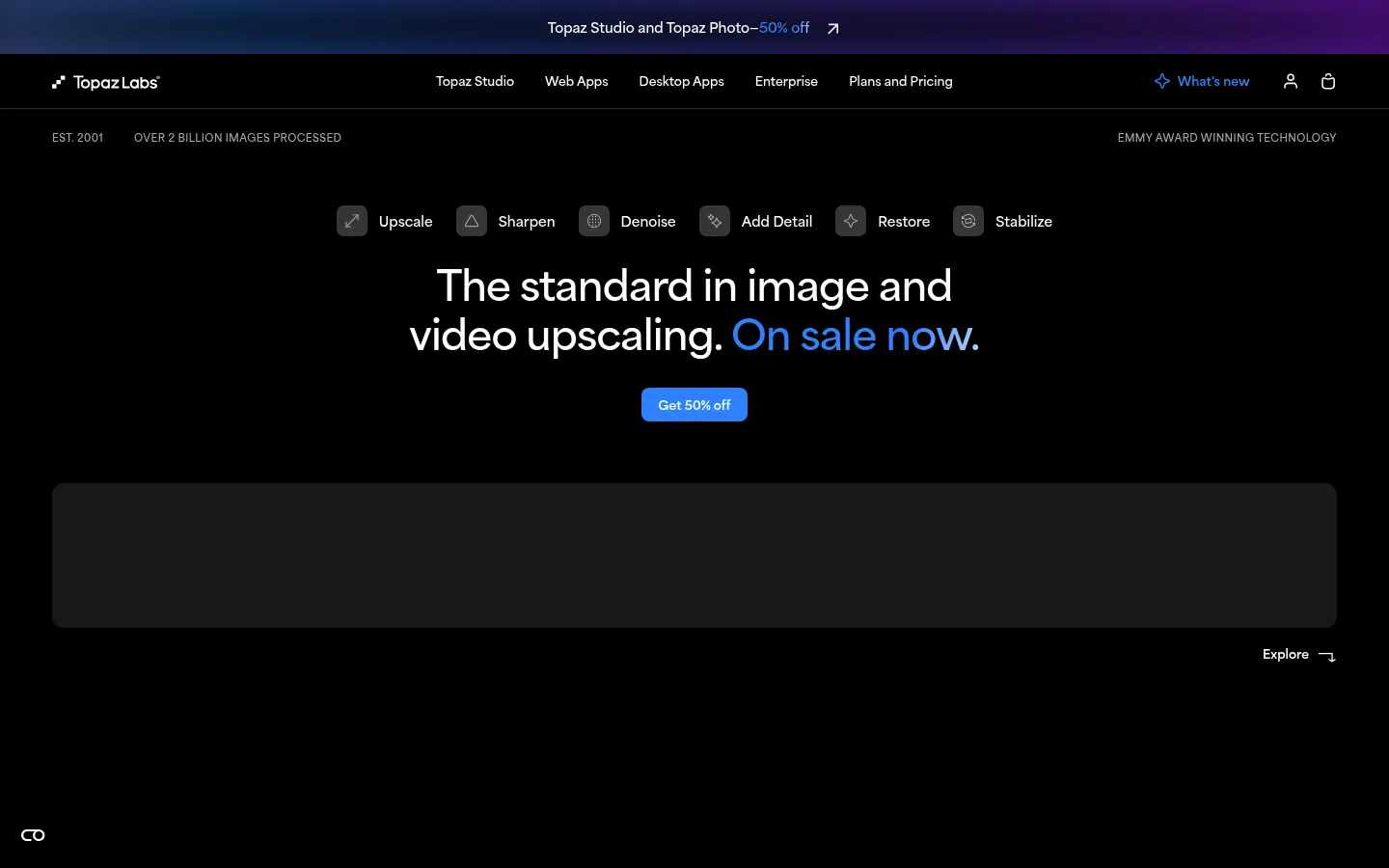 Topaz Labs screenshot 1