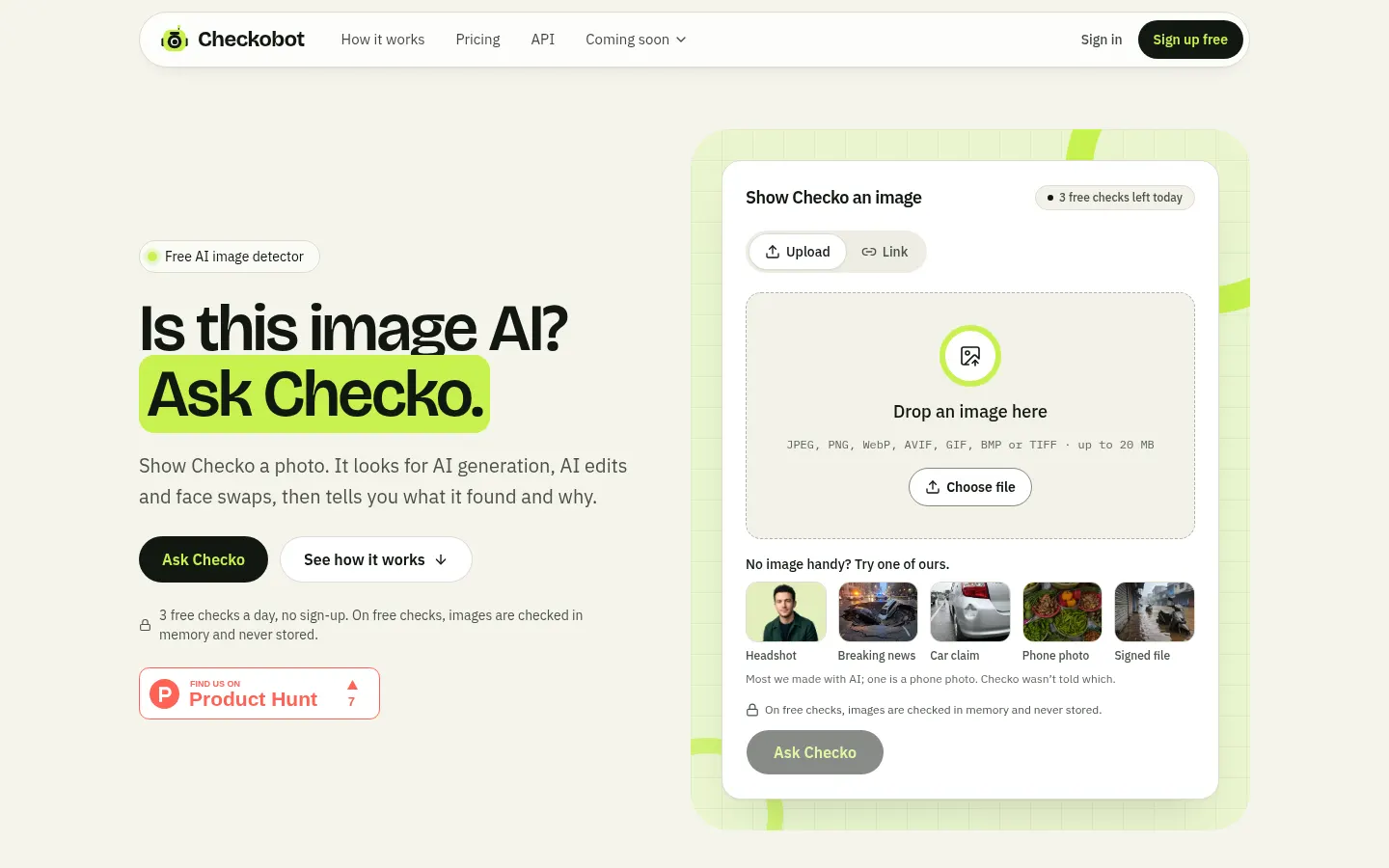 Checkobot screenshot 1