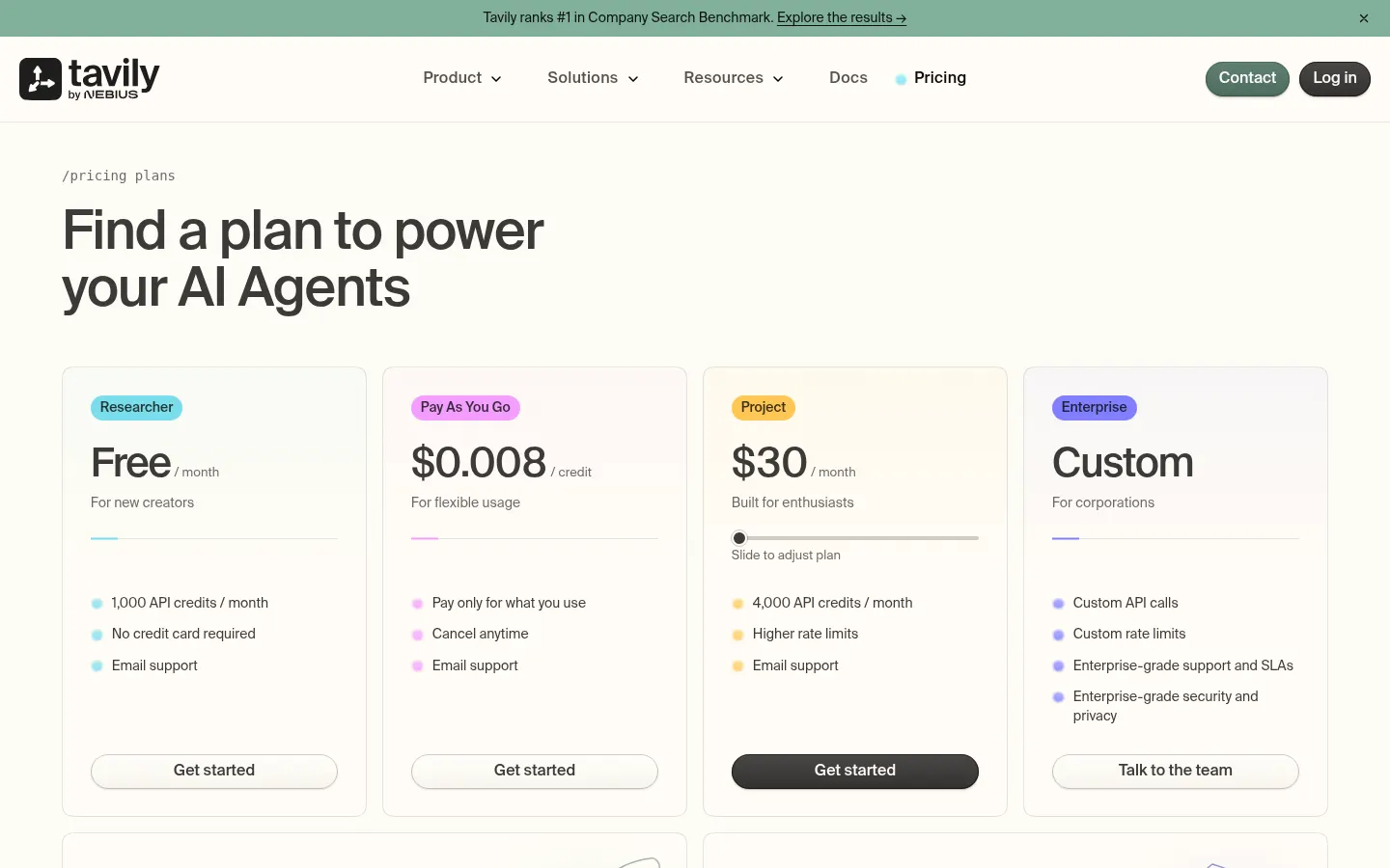 Tavily screenshot 2