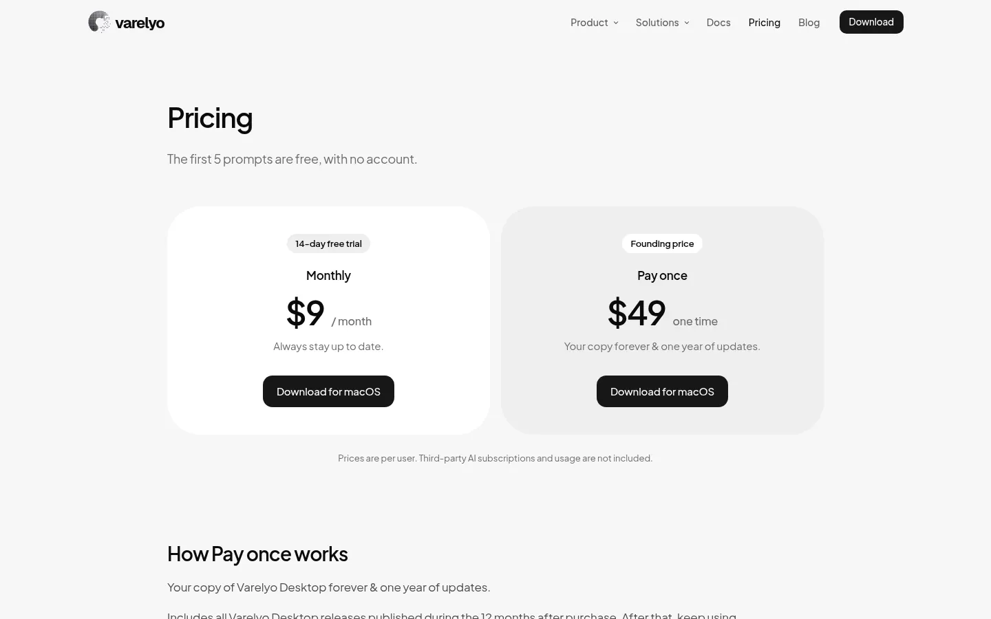 Varelyo screenshot 2