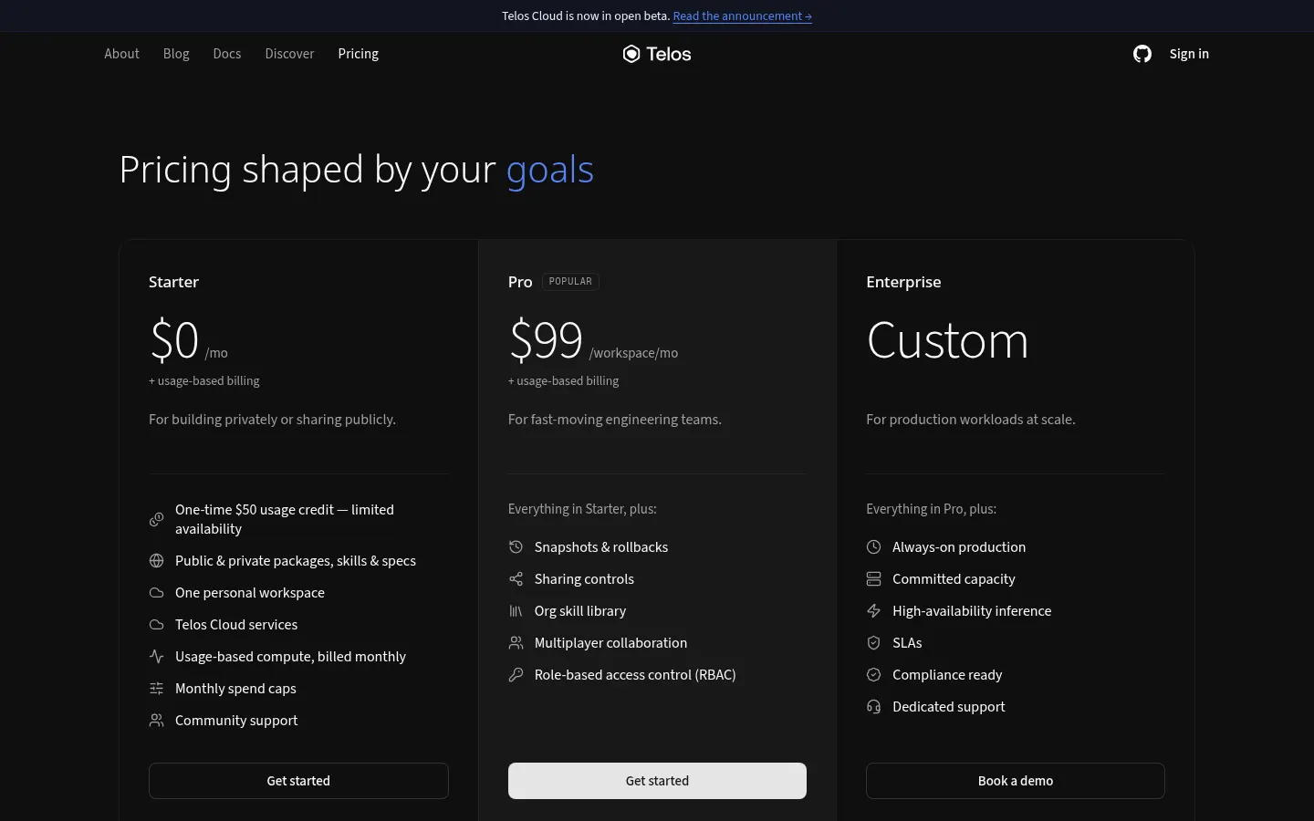 Telos screenshot 2