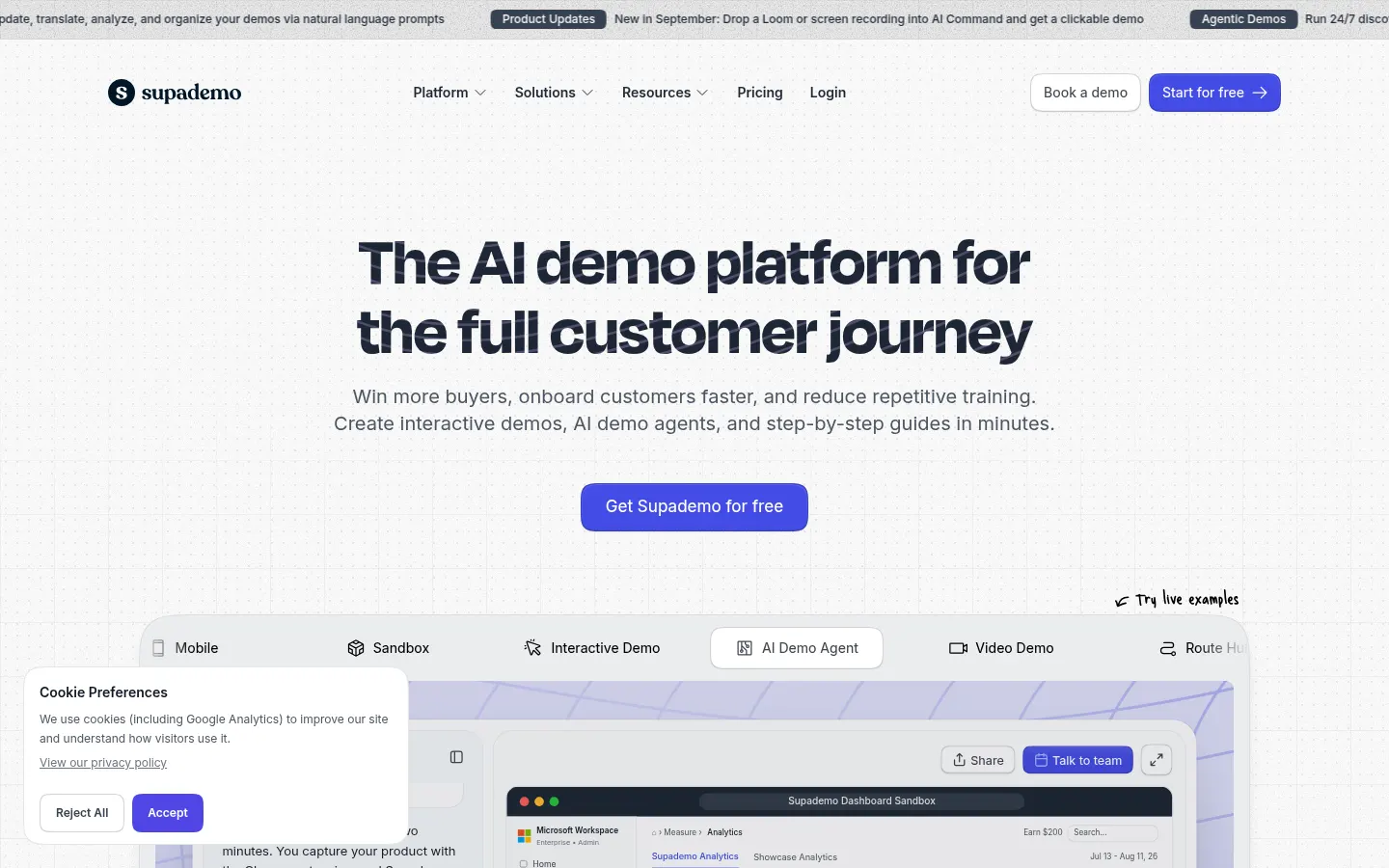 Supademo screenshot 1