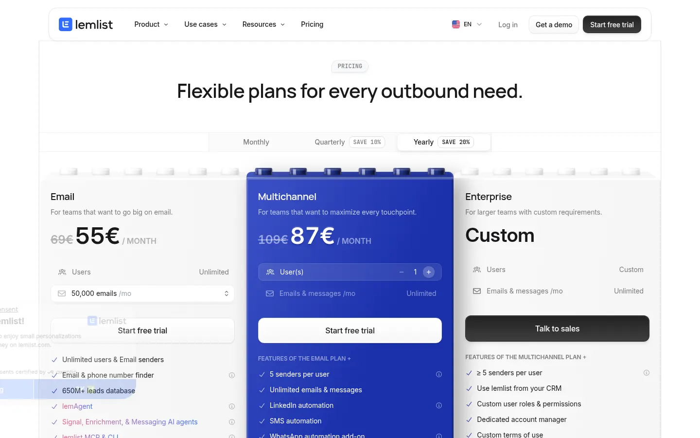 Lemlist screenshot 2