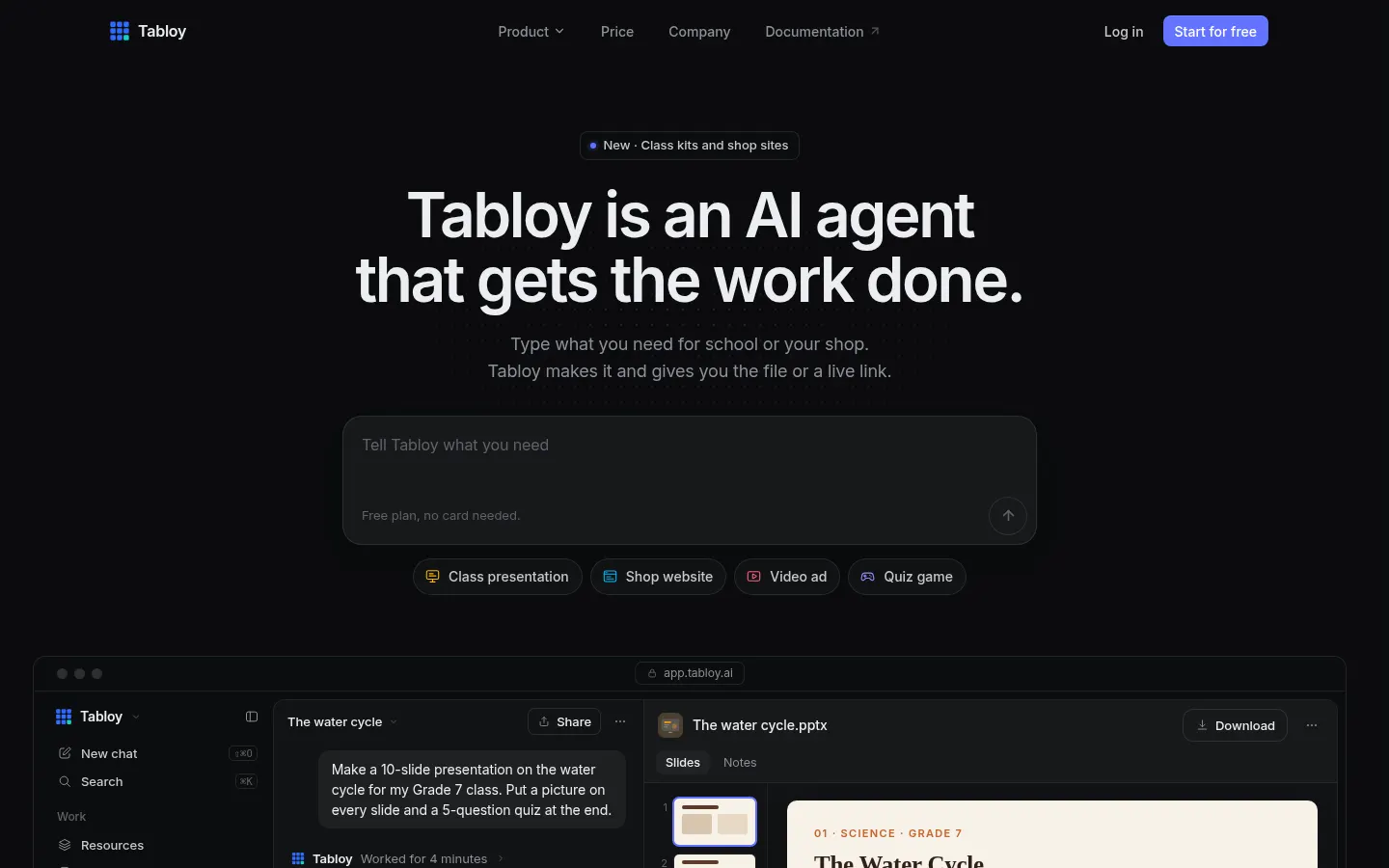 Tabloy AI screenshot 1