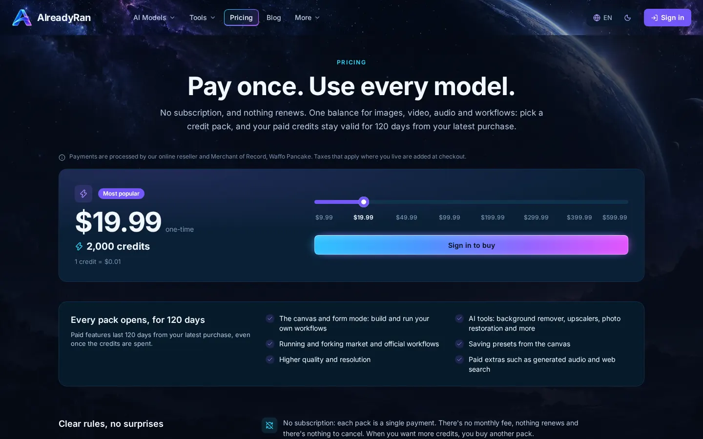 AlreadyRan screenshot 2