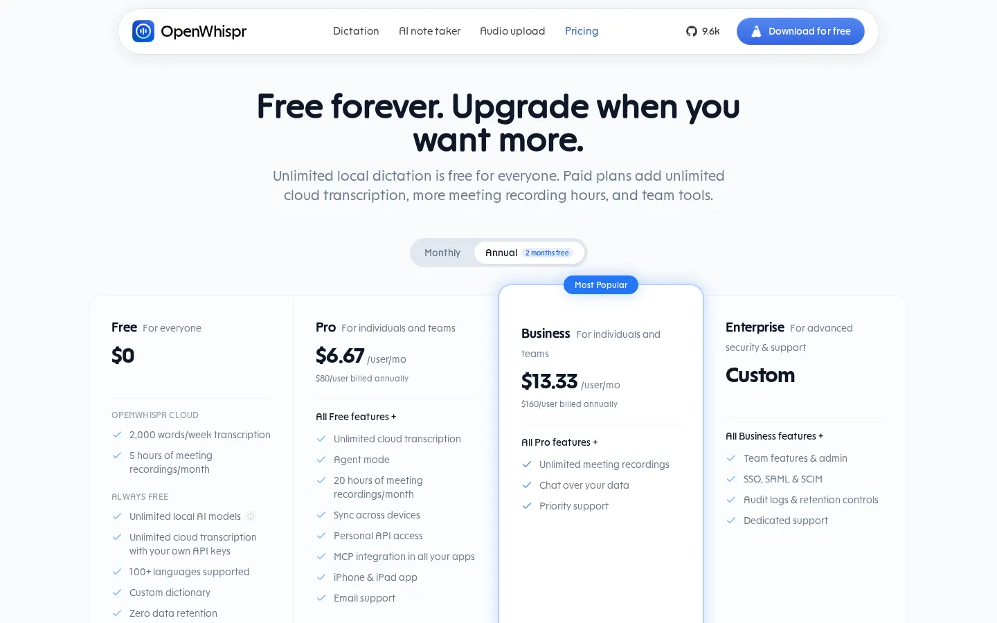 OpenWhispr screenshot 2
