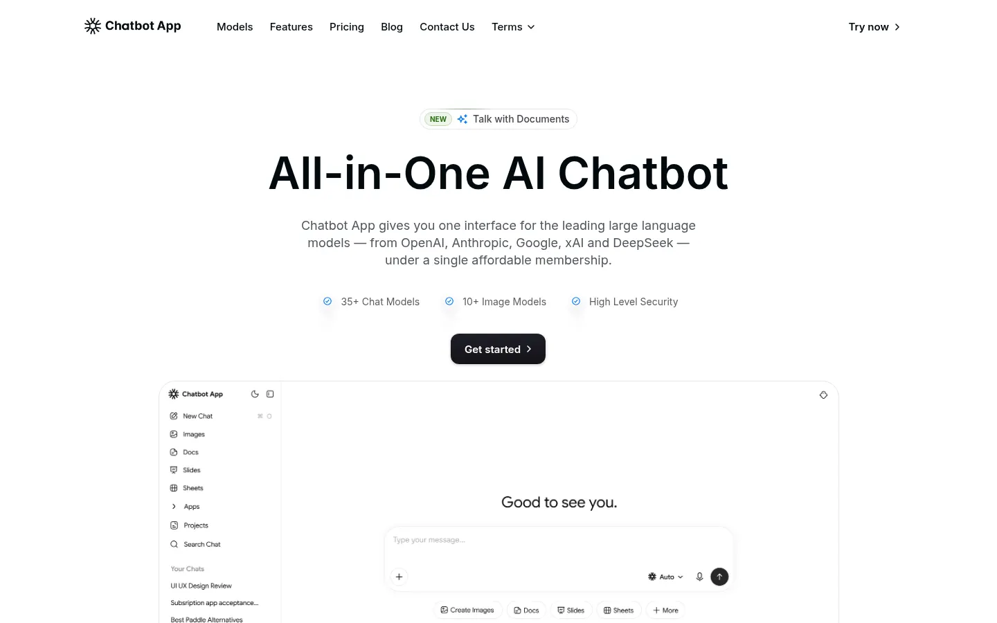 Chatbot App screenshot 1