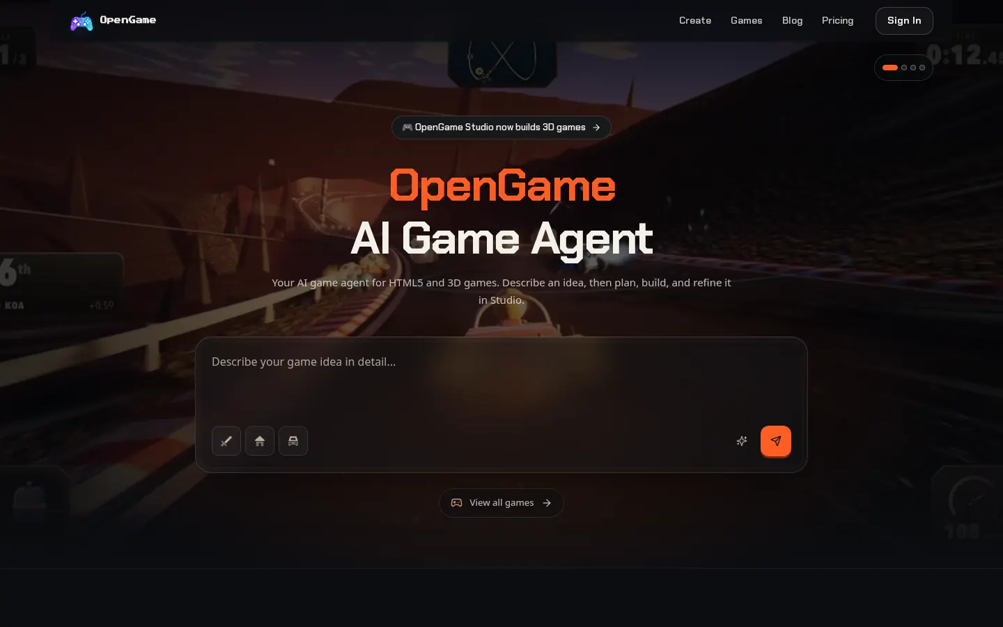 OpenGame screenshot 1