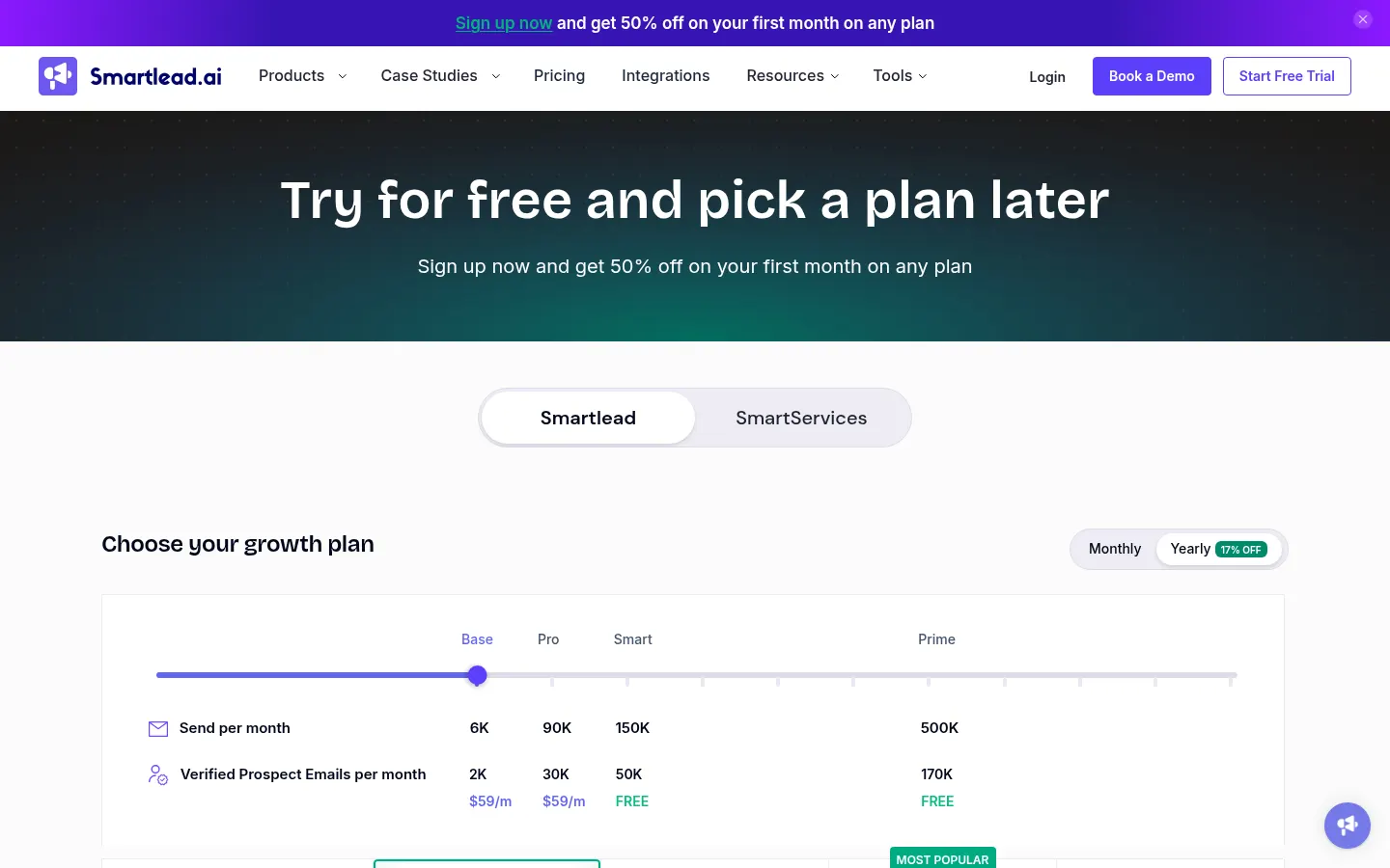 Smartlead screenshot 2
