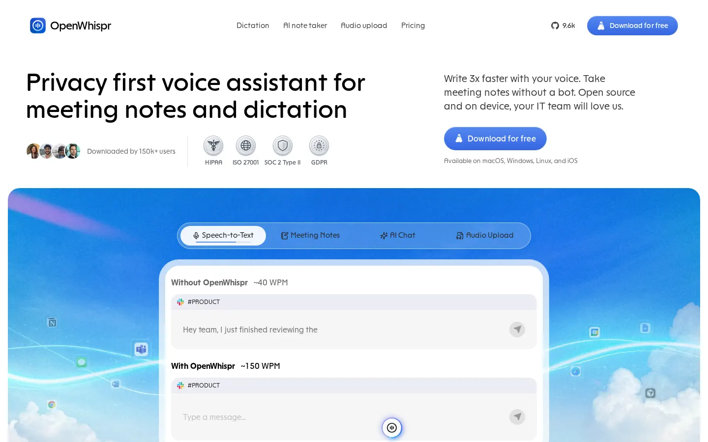 OpenWhispr screenshot 1