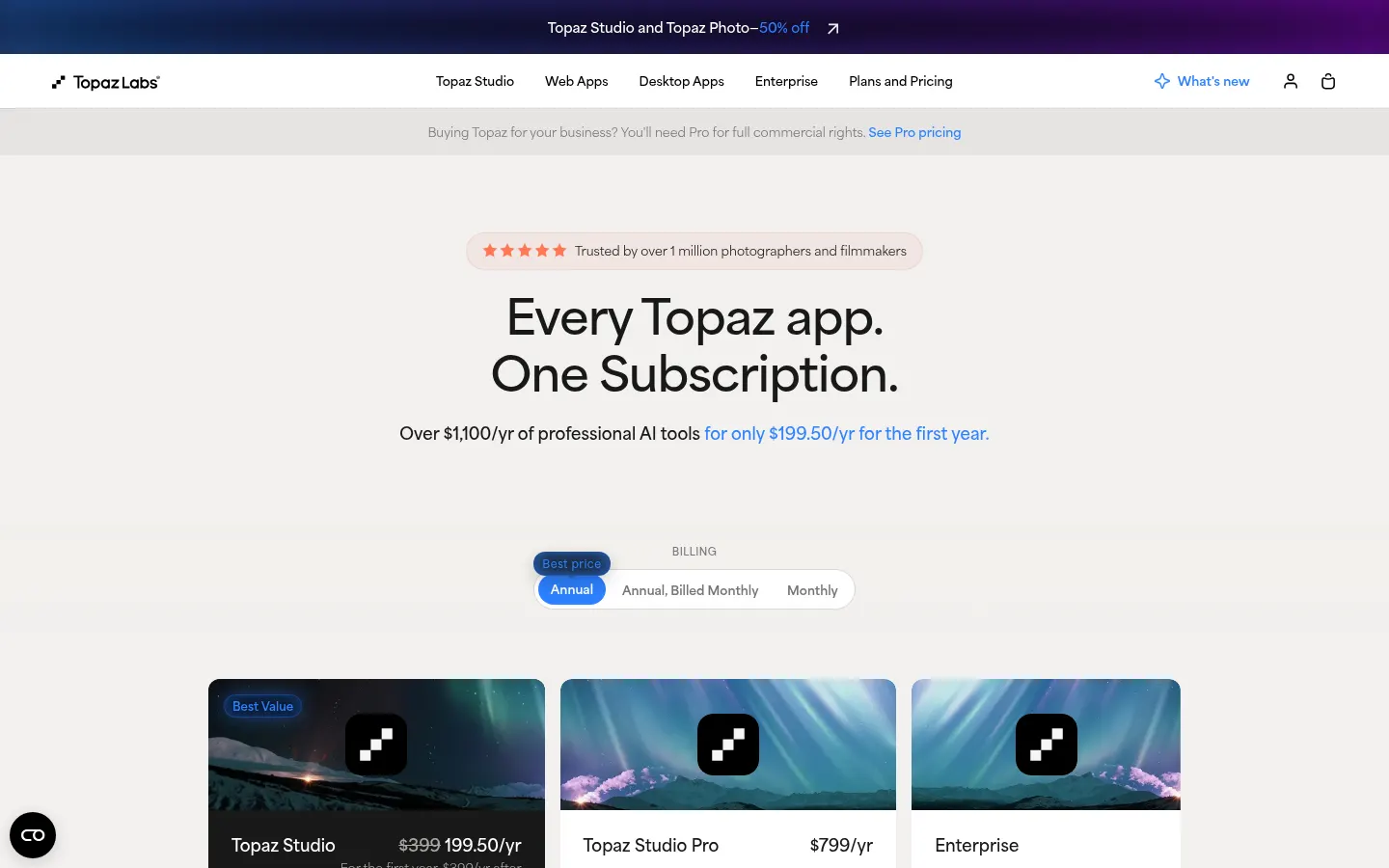 Topaz Labs screenshot 2