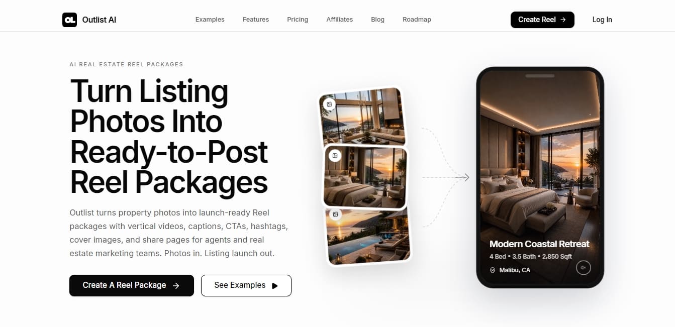 Outlist screenshot 1