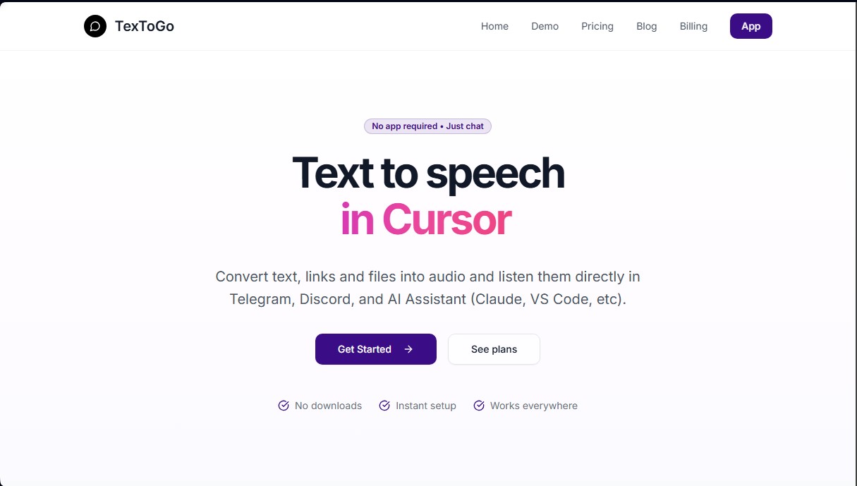 TexToGo screenshot 1