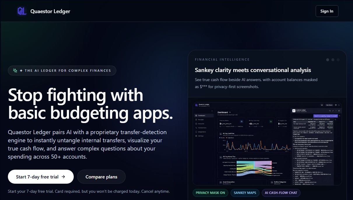 Quaestor Ledger screenshot 1