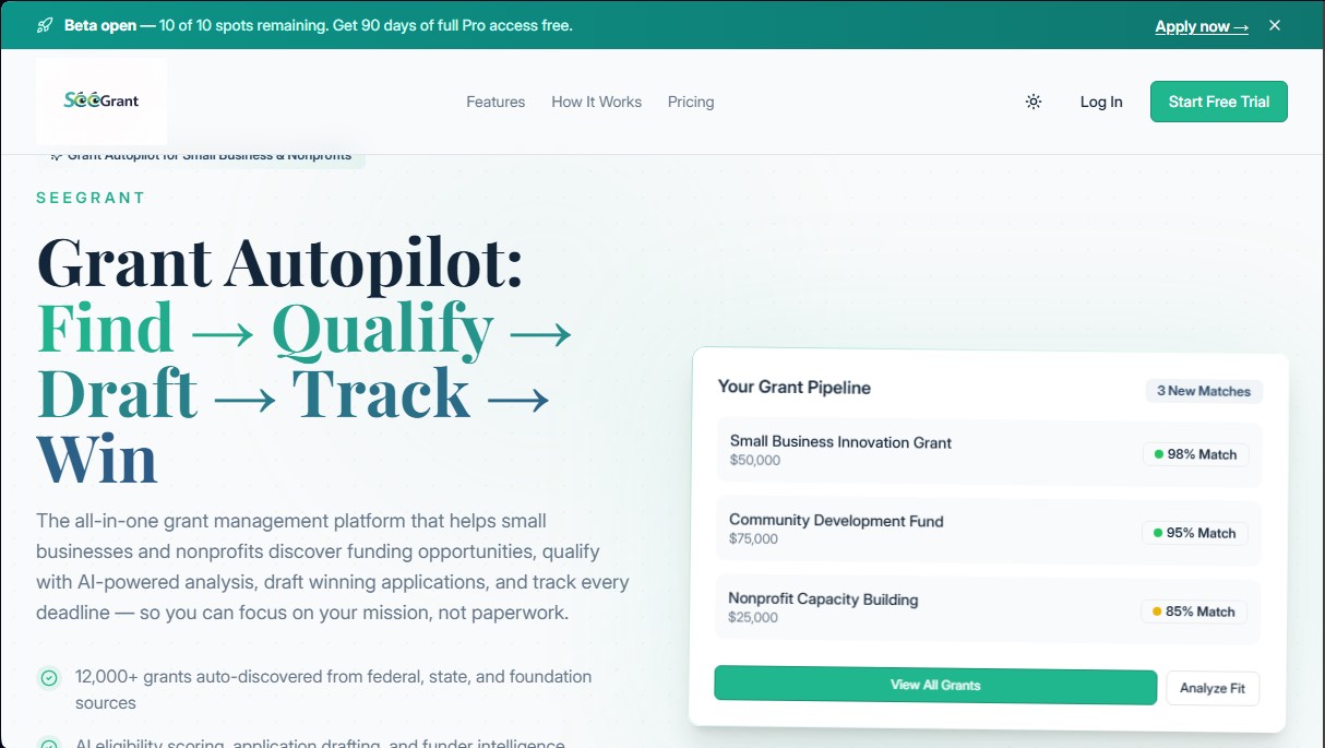 SeeGrant screenshot 1