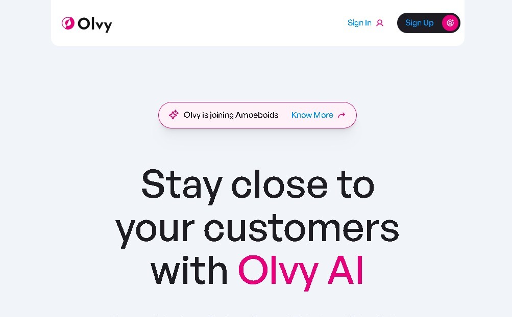 Olvy screenshot 1