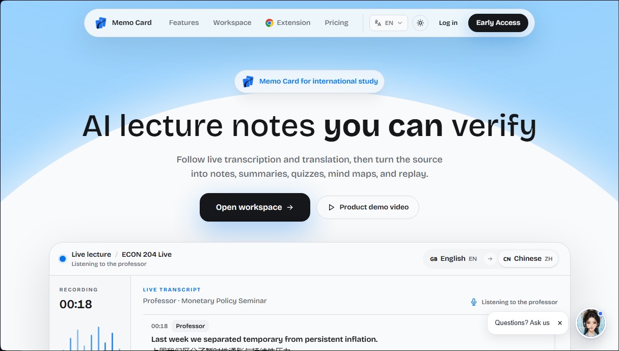 Memo Card screenshot 1