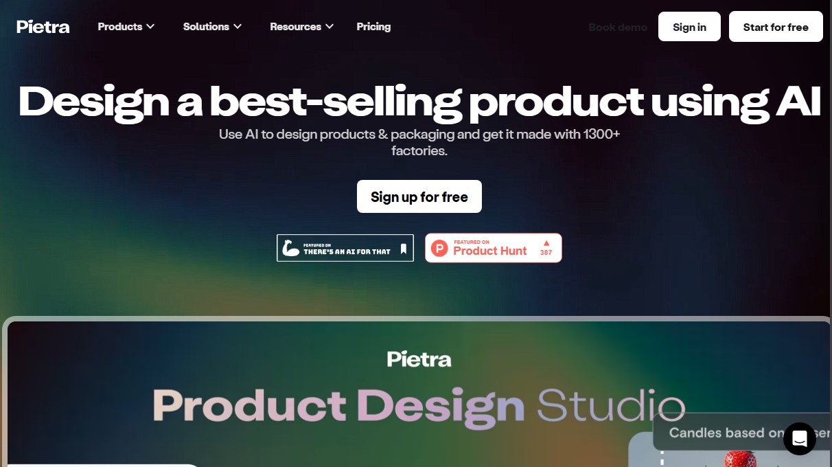 Pietra Product Design screenshot 1