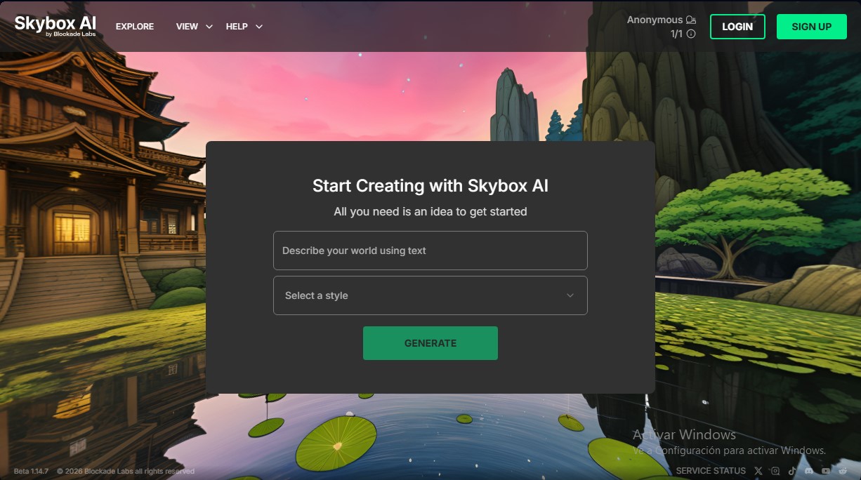 Skybox AI screenshot 1