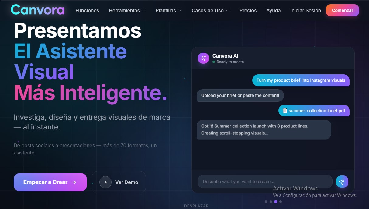 Canvora screenshot 1