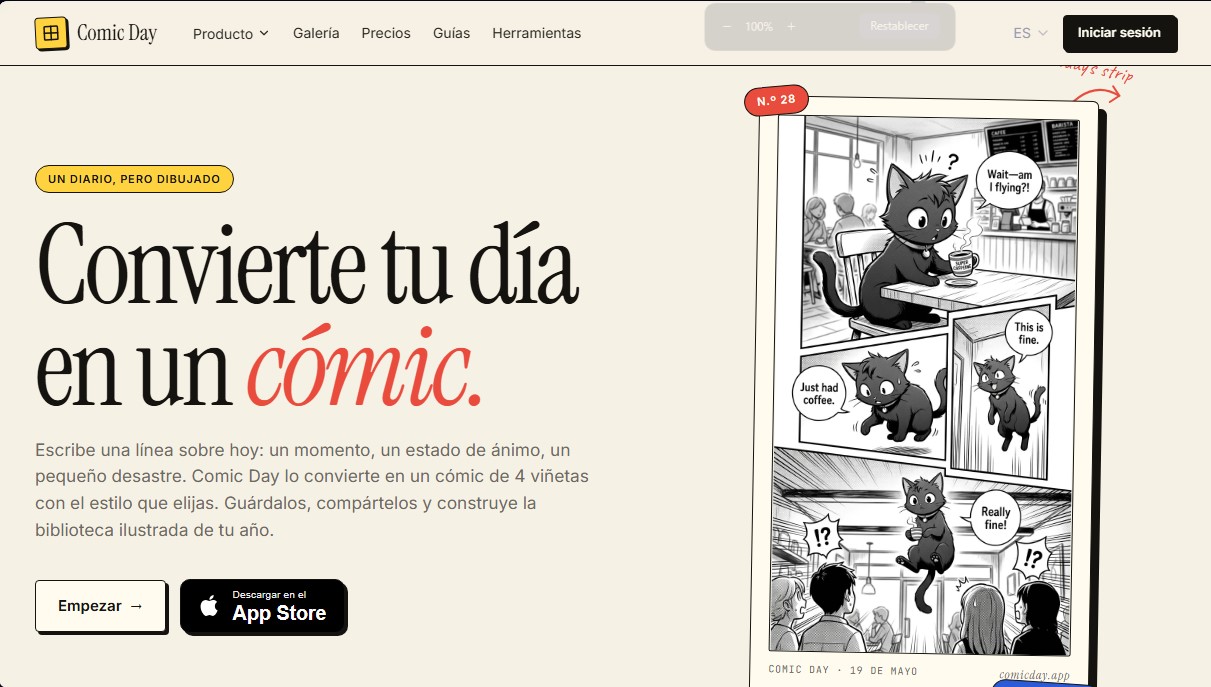 Comic Day screenshot 1
