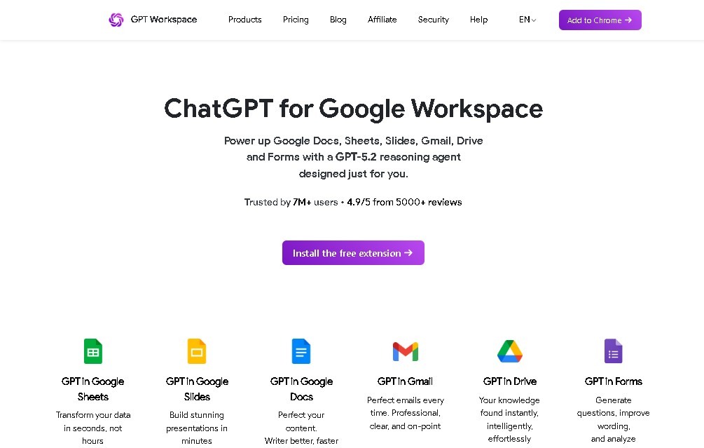 GPT Workspace screenshot 1