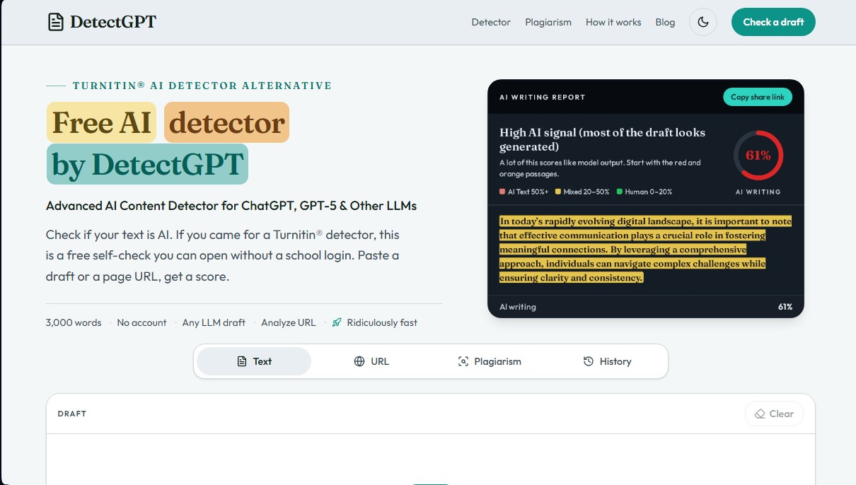 DetectGPT screenshot 1