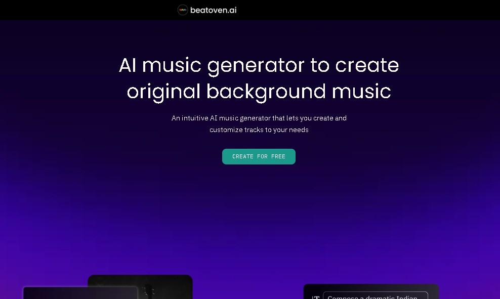 Beatoven screenshot 1