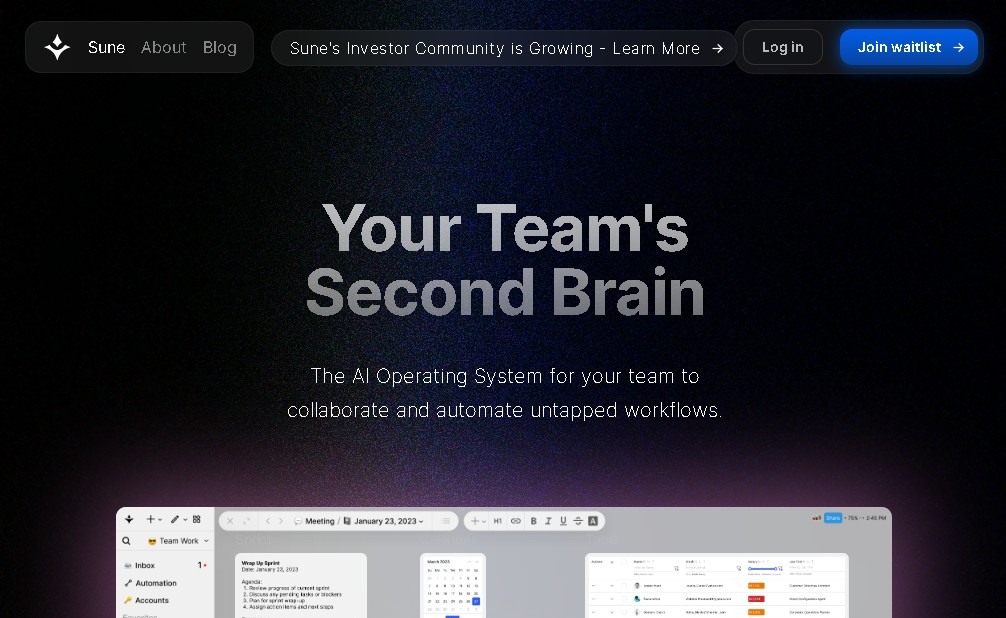 Sune AI screenshot 1