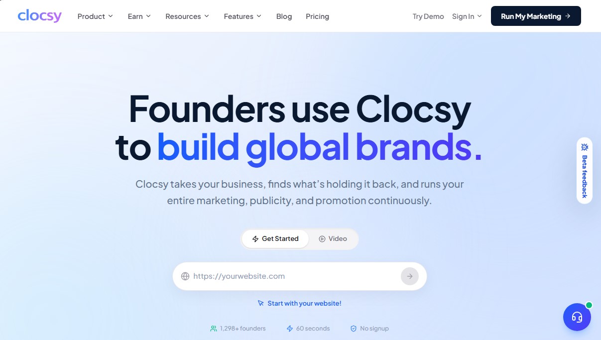 Clocsy screenshot 1