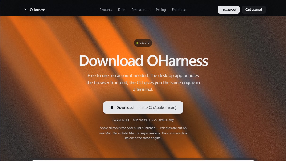OHarness screenshot 1