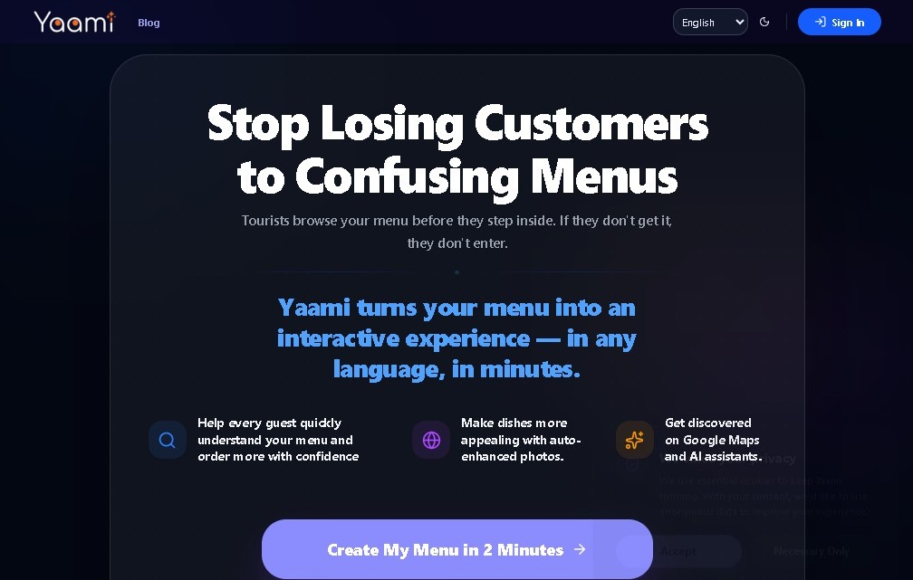 Yaami screenshot 1