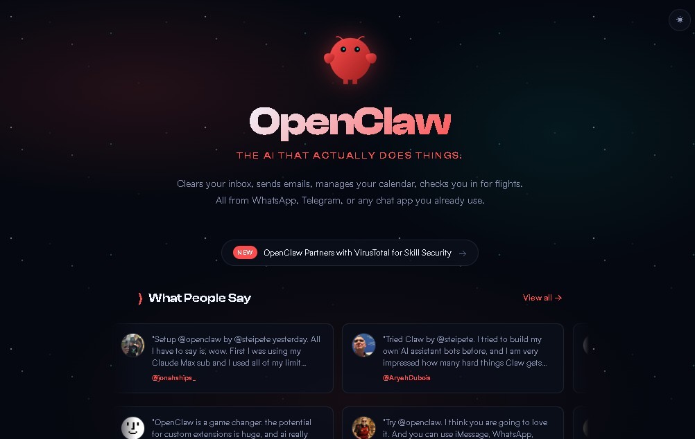 OpenClaw screenshot 1