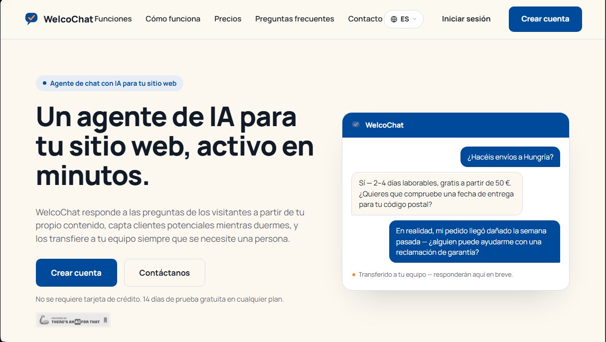 WelcoChat screenshot 1