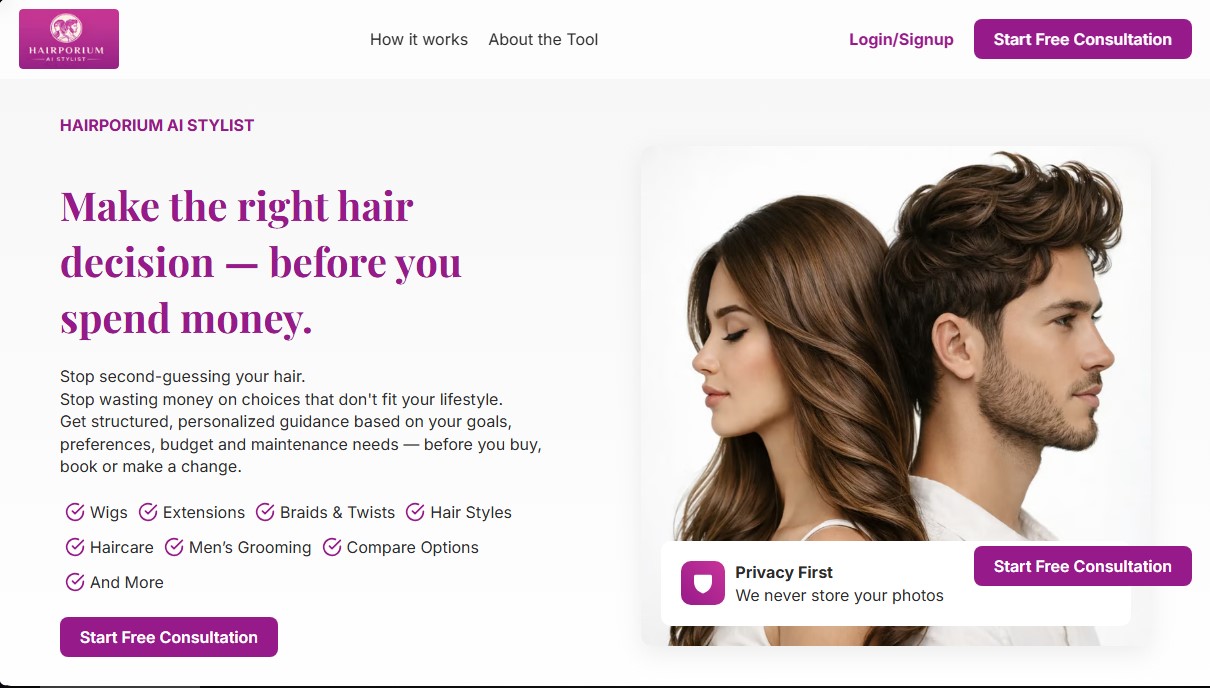Hairporium screenshot 1