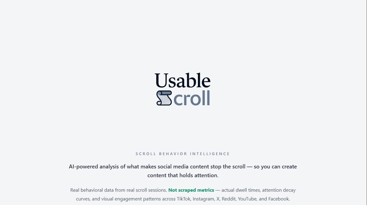 Usable Scroll screenshot 1