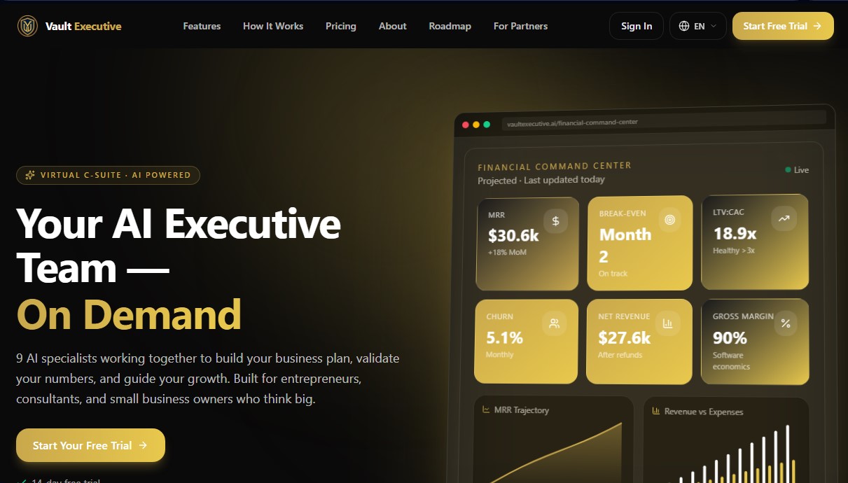 Vault Executive screenshot 1