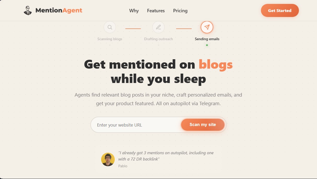MentionAgent screenshot 1