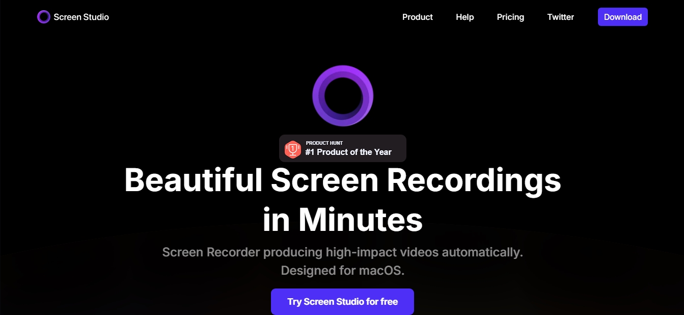 Screen Studio screenshot 1
