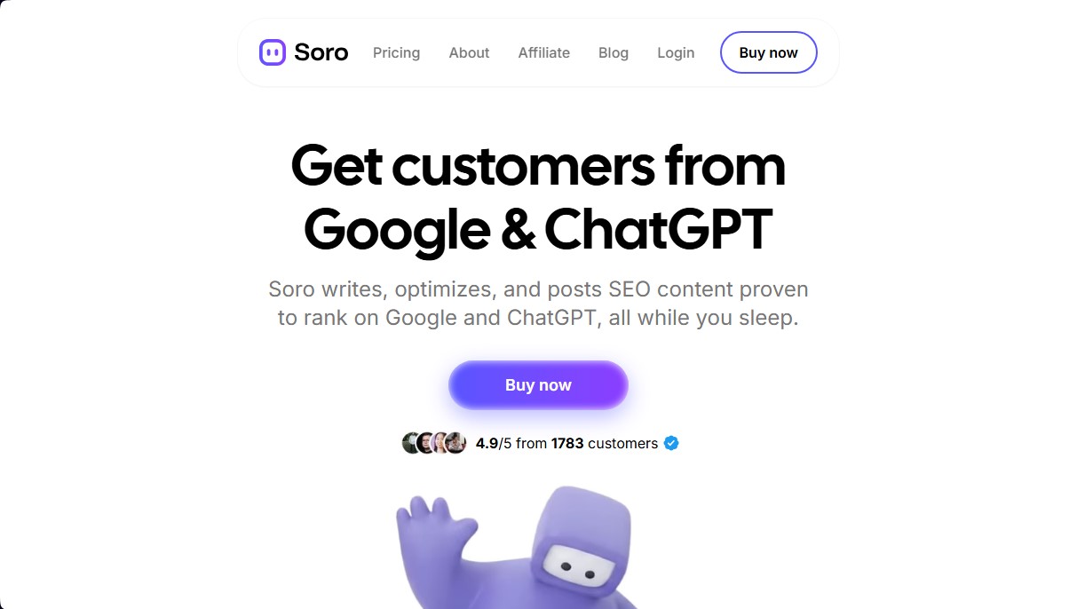 Soro screenshot 1