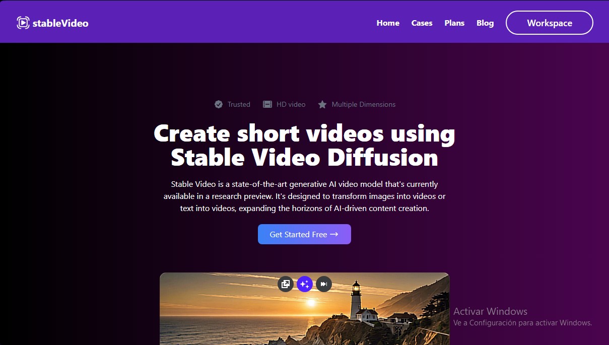 Stable Video Diffusion screenshot 1