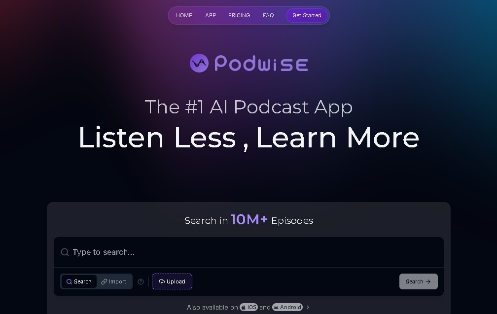 Podwise screenshot 1