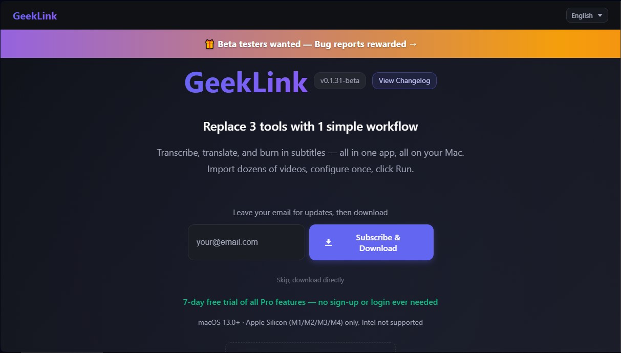 GeekLink screenshot 1