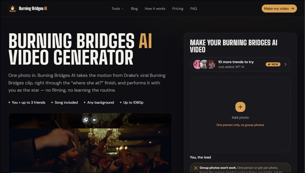 BurningBridgesAI.app screenshot 1