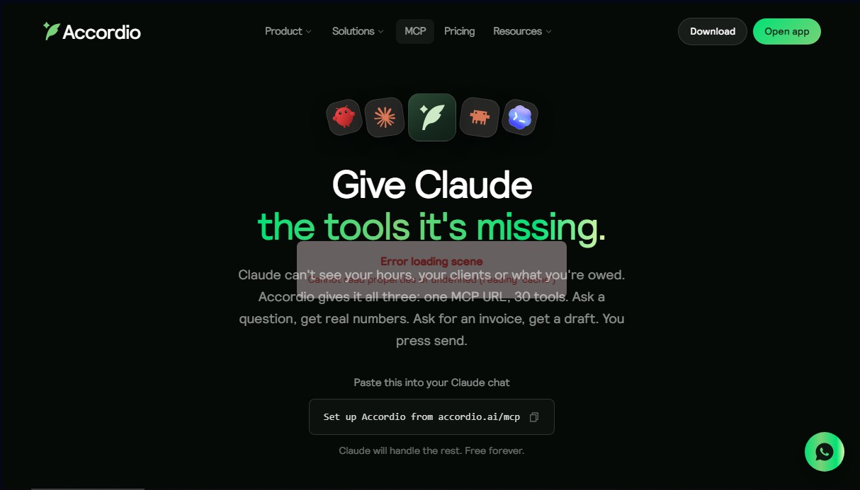 Accordio MCP screenshot 1