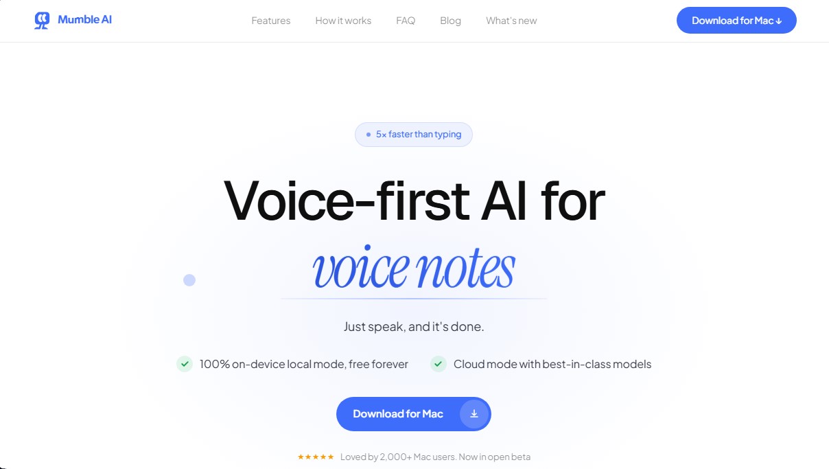 Mumble AI screenshot 1