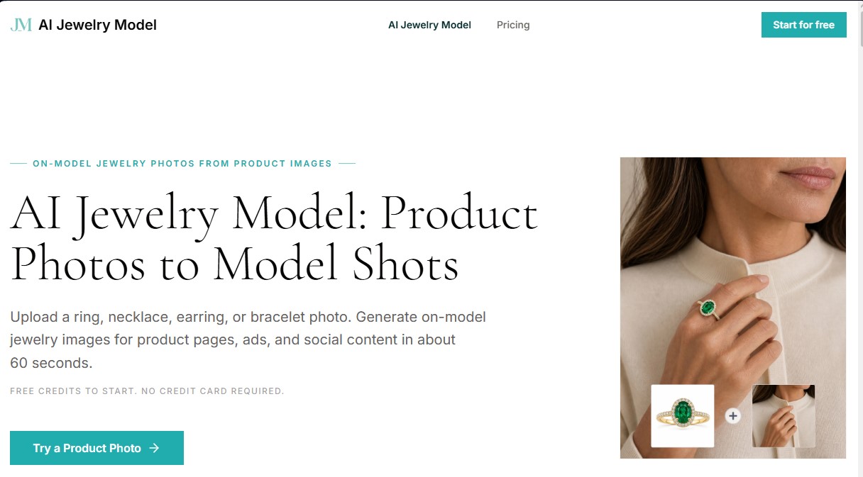 Jewelry Model AI screenshot 1