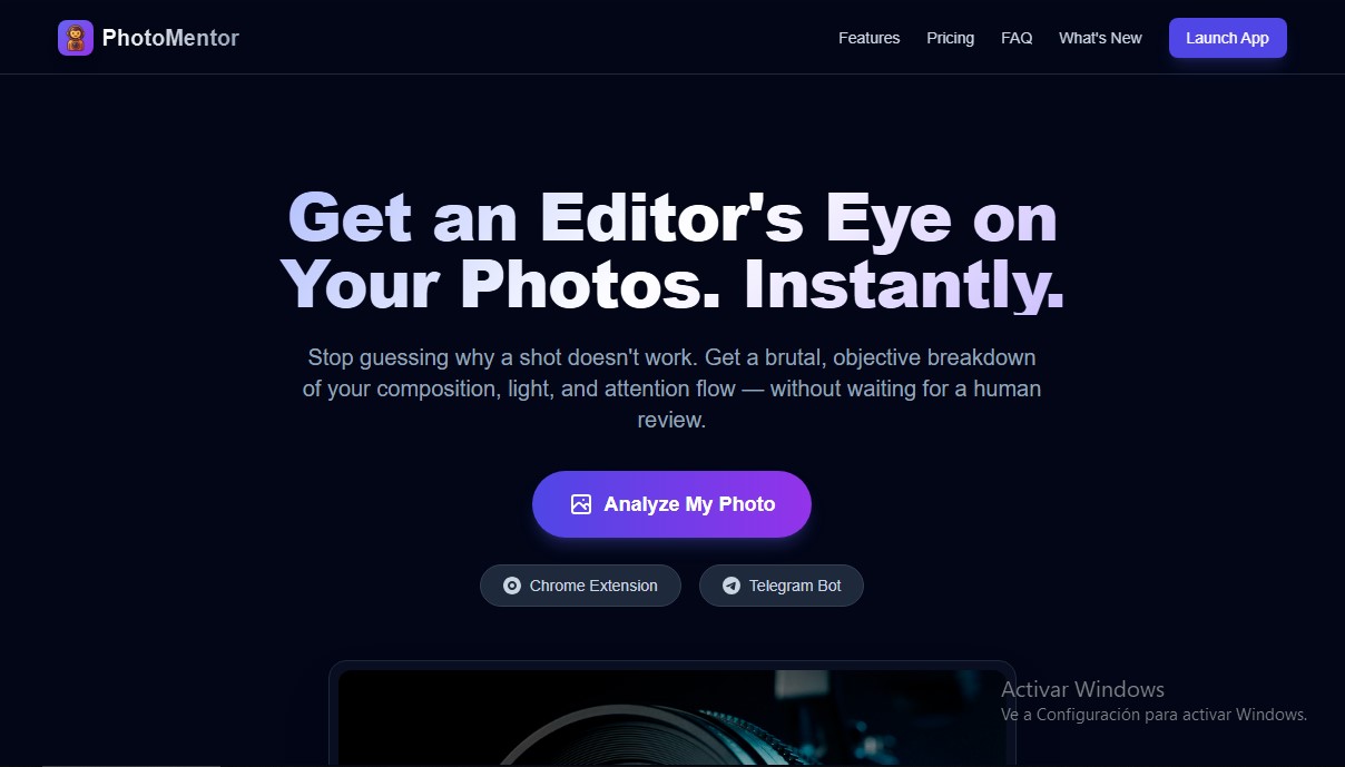 PhotoMentor screenshot 1
